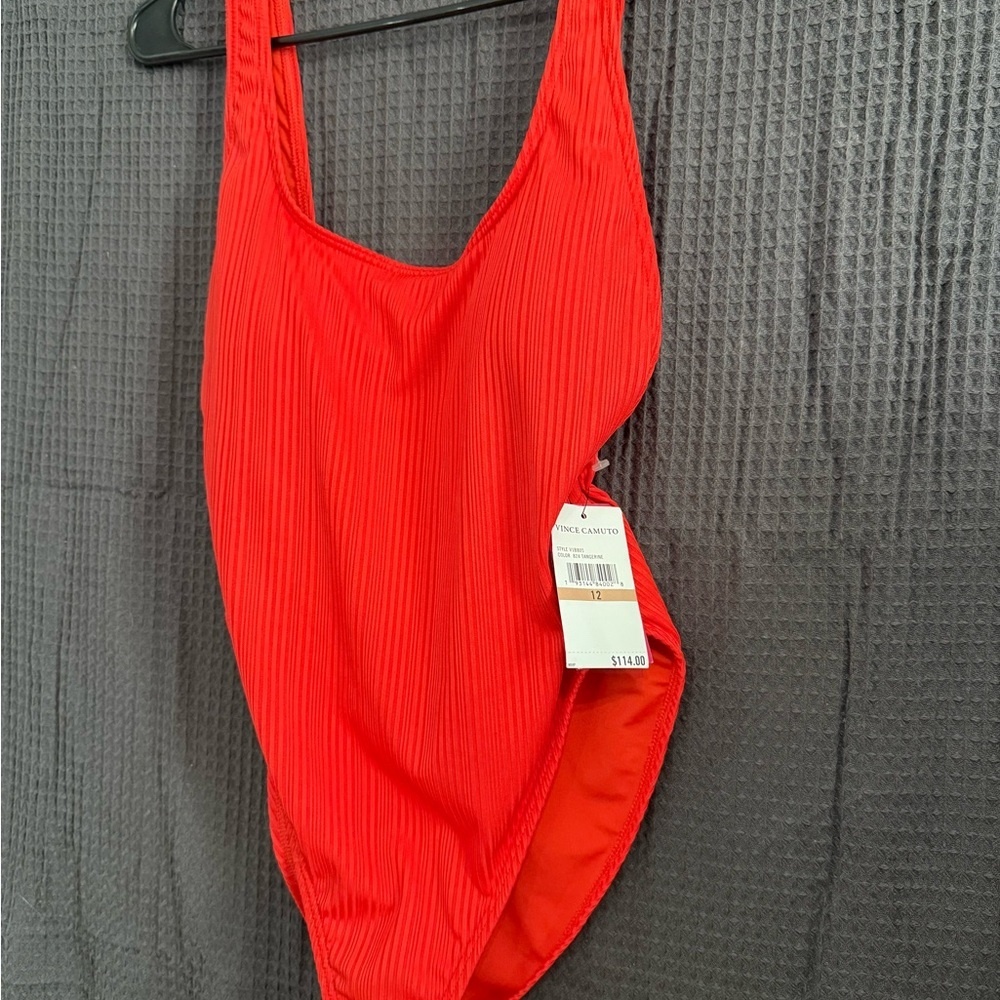 Vince Camuto Red One-Piece Swimsuit - Picture 7 of 7